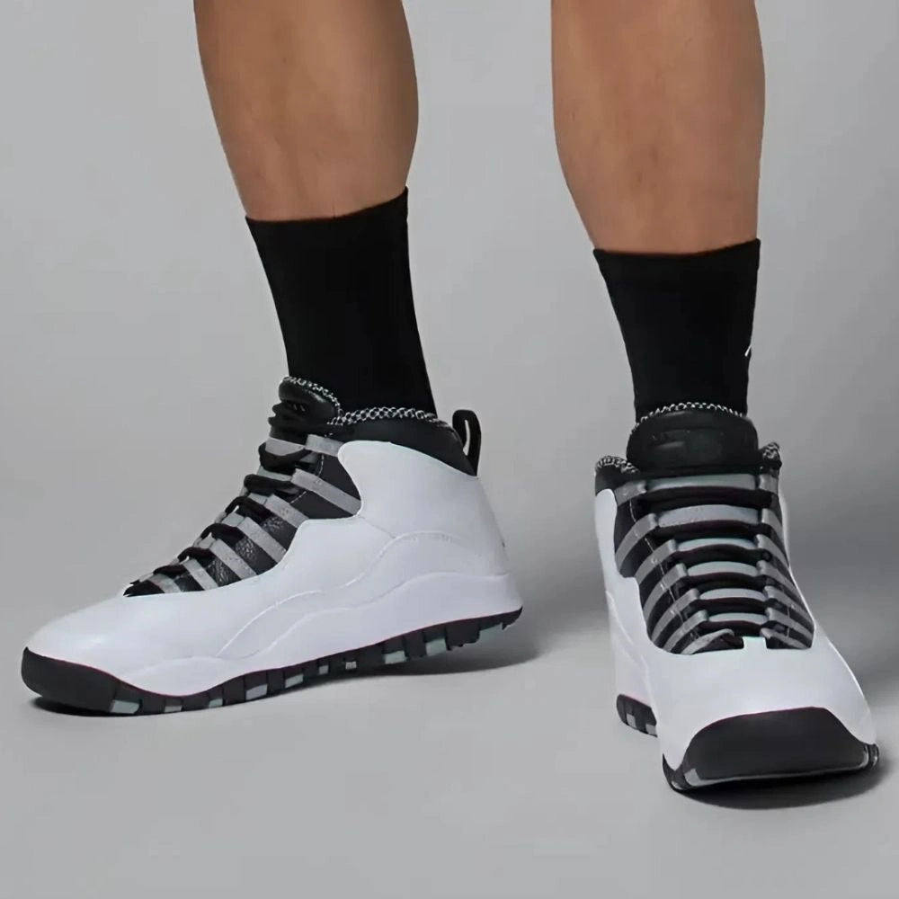 🔥Hot Sale 10 Retro Steel White Black 2013