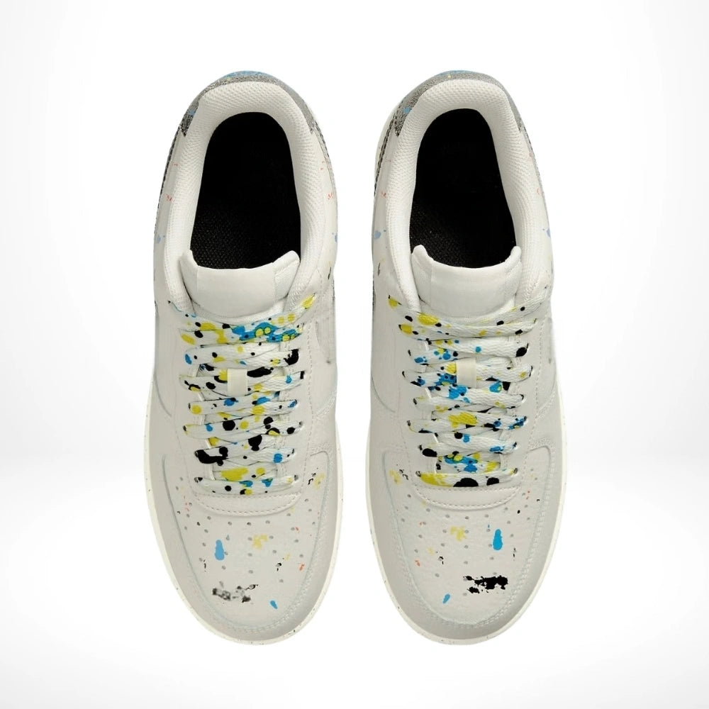 🔥Hot Selling 1 Low Paint Splatter Light Bone Black Sail