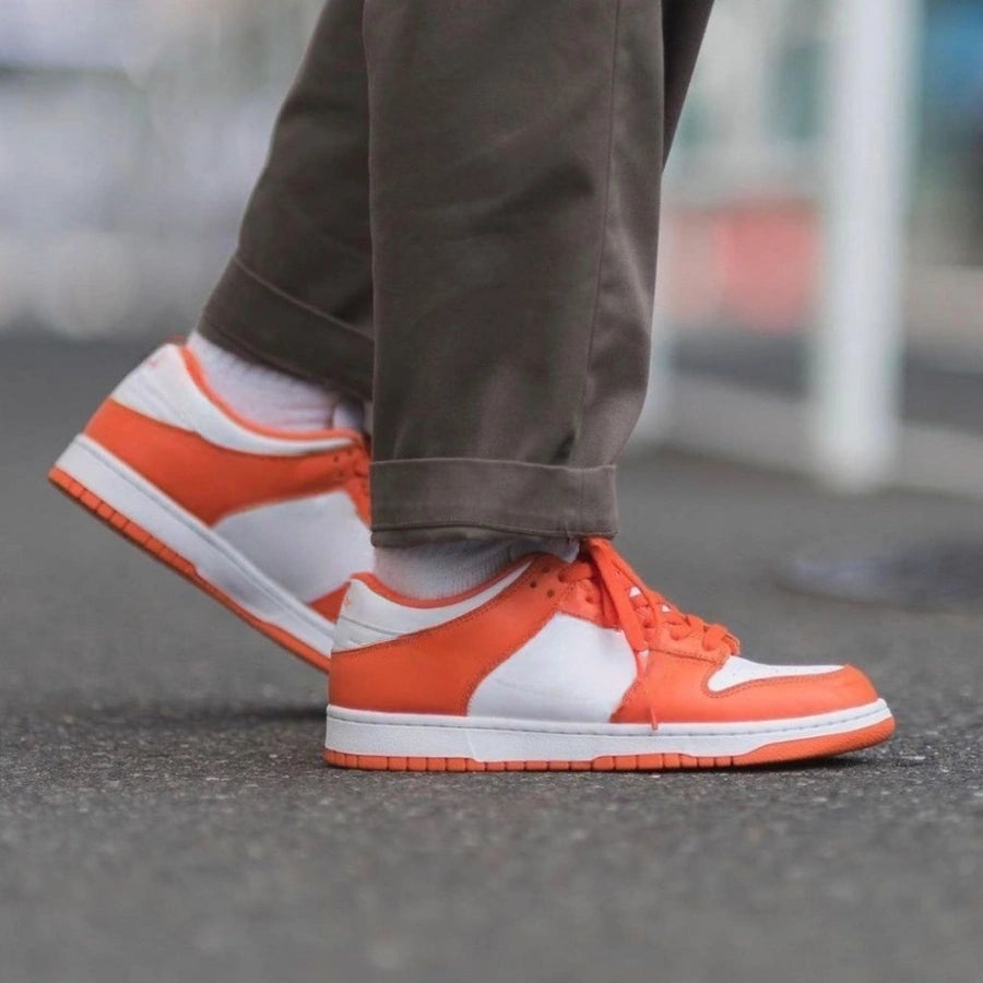 🔥Trending Now Low SP Syracuse White Orange Blaza